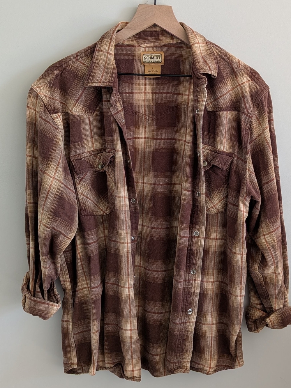 Schmidt Workwear Brown Flannel
